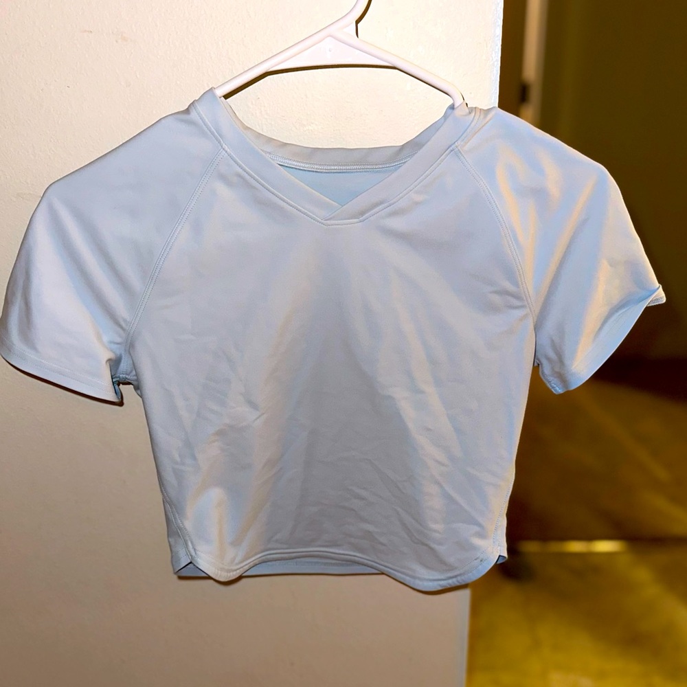lululemon Nulux Cropped Tennis Short-Sleeve Shirt